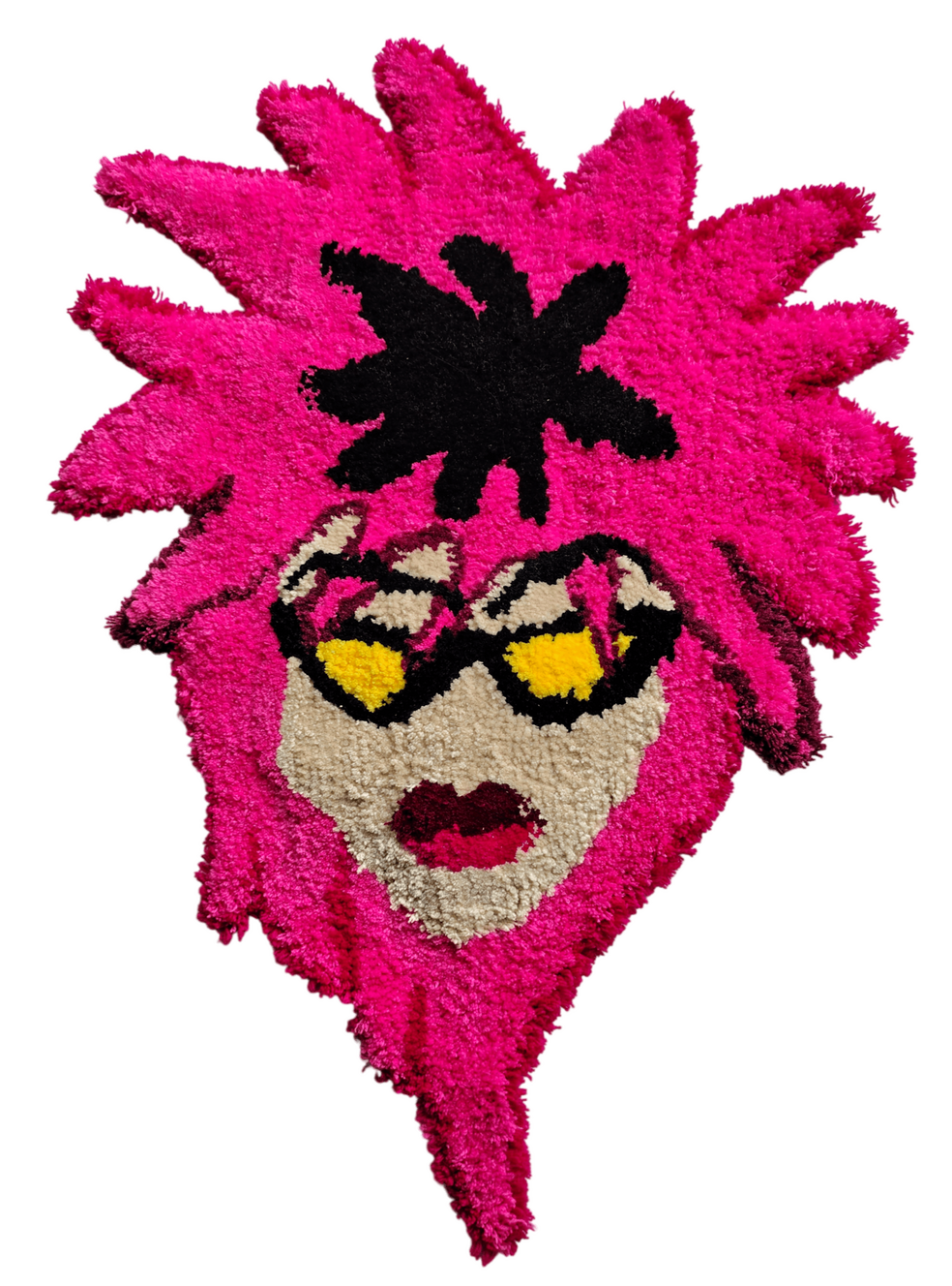 Sexy Lady, 44 x 63cm, tufted yarn